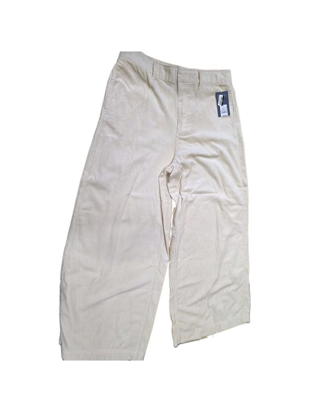 Universal Thread Women’s 12Cream Corduroy Palazzo Pants High Rise Wide Leg Wl479
